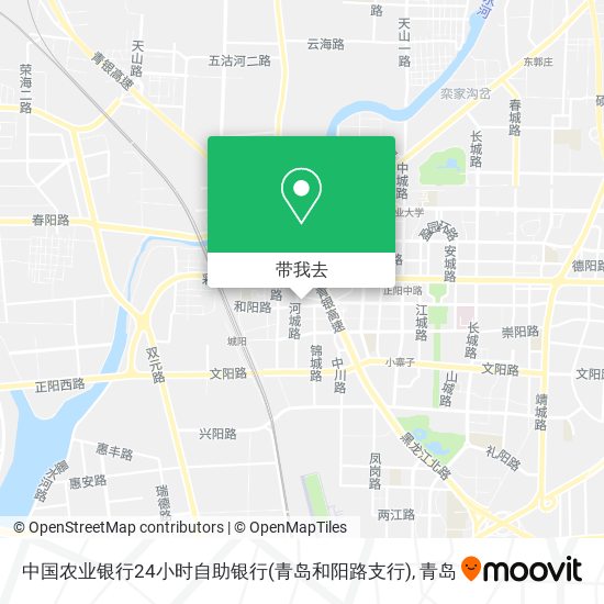 中国农业银行24小时自助银行(青岛和阳路支行)地图