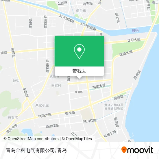 青岛金科电气有限公司地图