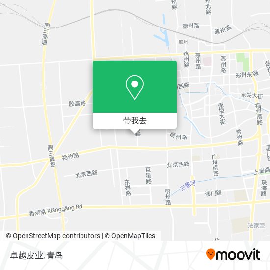卓越皮业地图