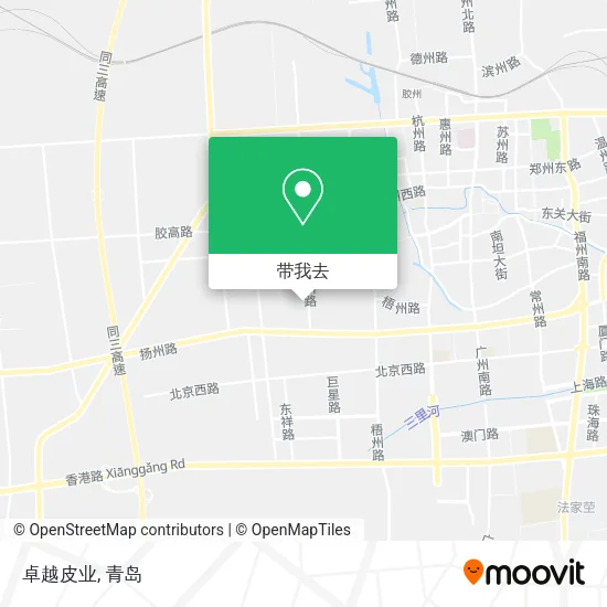 卓越皮业地图