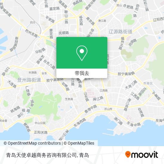 青岛天使卓越商务咨询有限公司地图