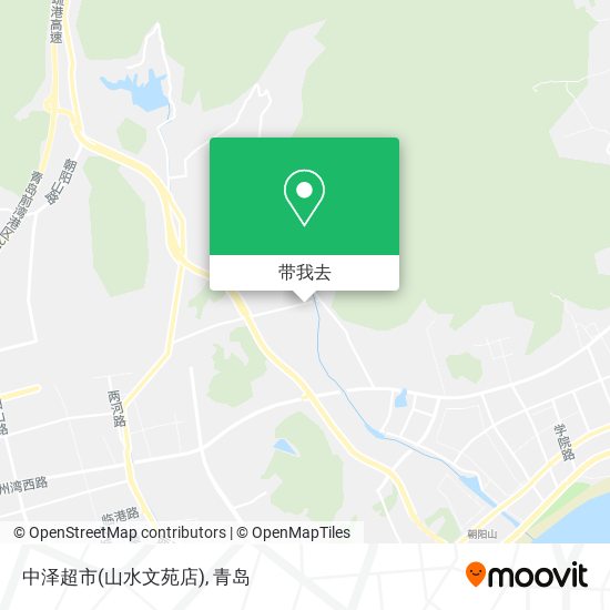 中泽超市(山水文苑店)地图