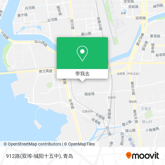 912路(双埠-城阳十五中)地图
