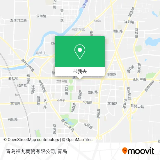 青岛福九商贸有限公司地图