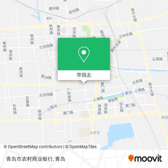 青岛市农村商业银行地图