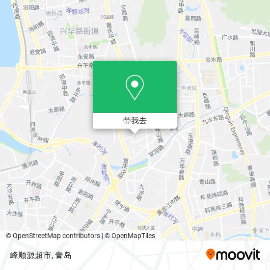 峰顺源超市地图