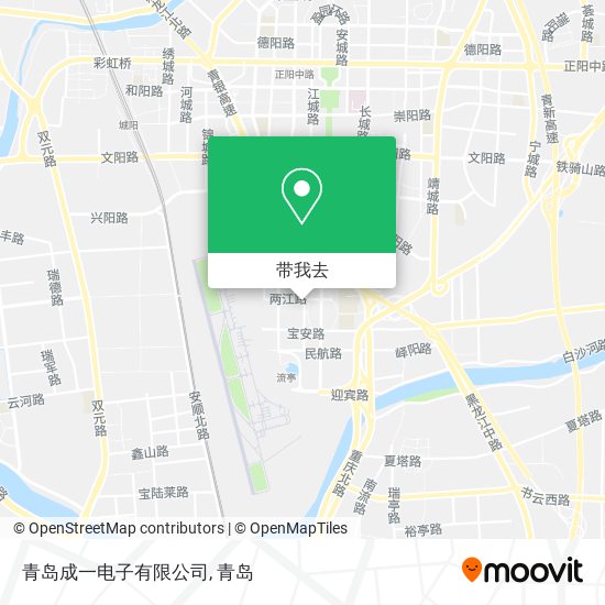 青岛成一电子有限公司地图