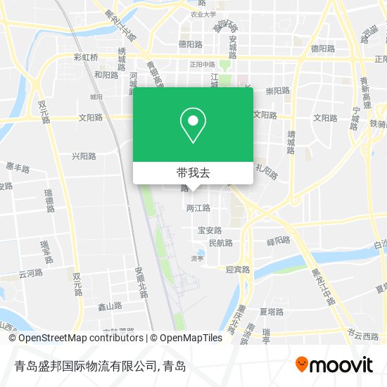 青岛盛邦国际物流有限公司地图
