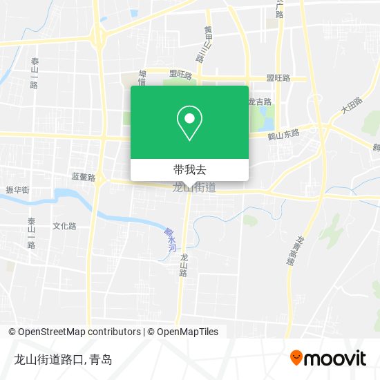 龙山街道路口地图