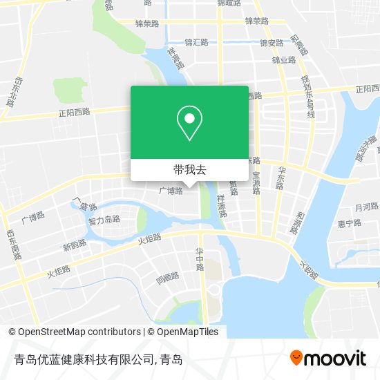 青岛优蓝健康科技有限公司地图