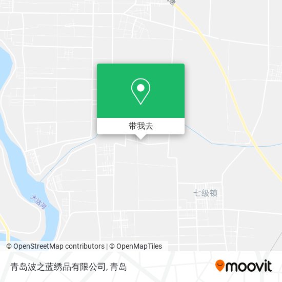 青岛波之蓝绣品有限公司地图