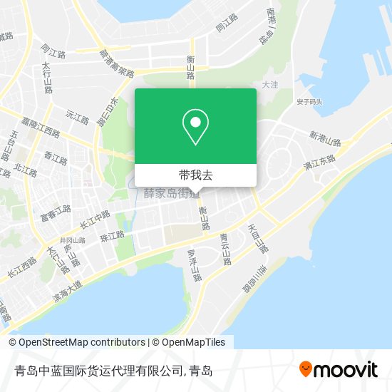 青岛中蓝国际货运代理有限公司地图