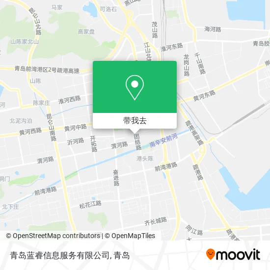 青岛蓝睿信息服务有限公司地图