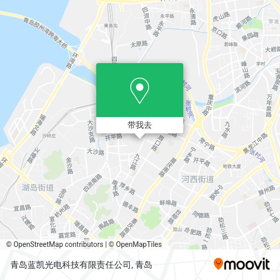 青岛蓝凯光电科技有限责任公司地图