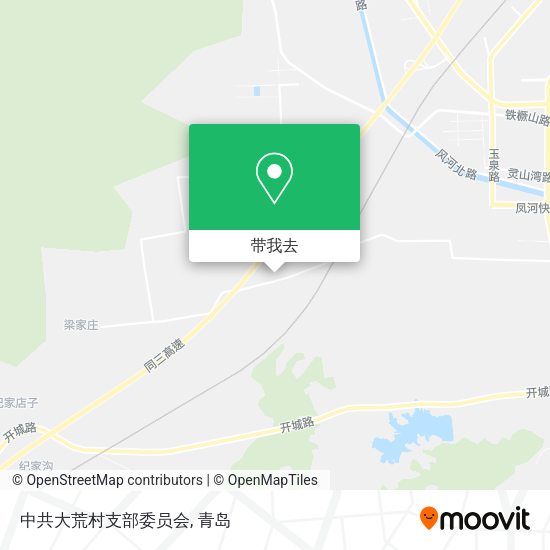 中共大荒村支部委员会地图