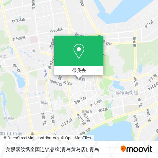 美媛素纹绣全国连锁品牌(青岛黄岛店)地图