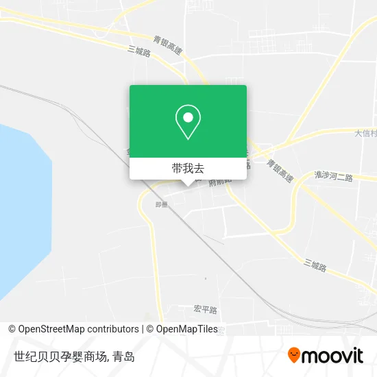 世纪贝贝孕婴商场地图
