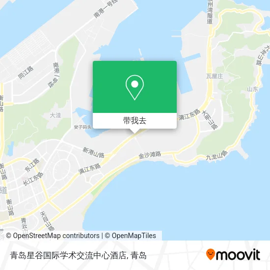 青岛星谷国际学术交流中心酒店地图
