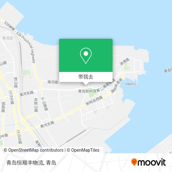 青岛恒顺丰物流地图