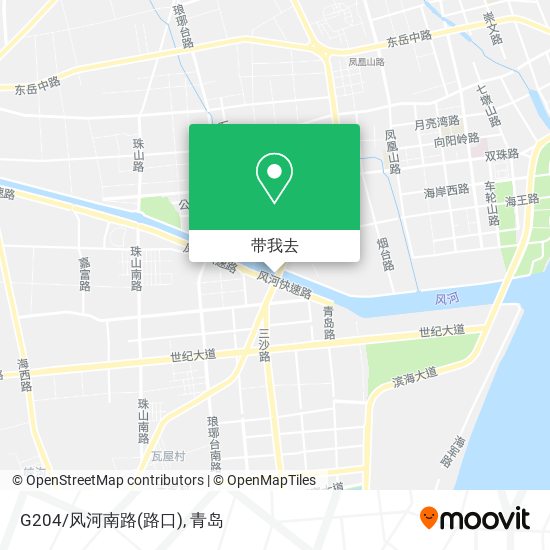 G204/风河南路(路口)地图