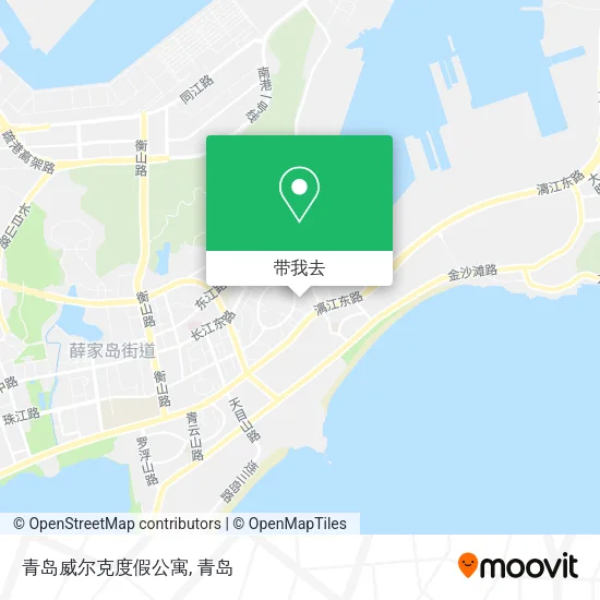 青岛威尔克度假公寓地图