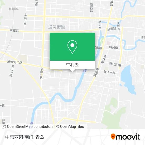中惠丽园-南门地图