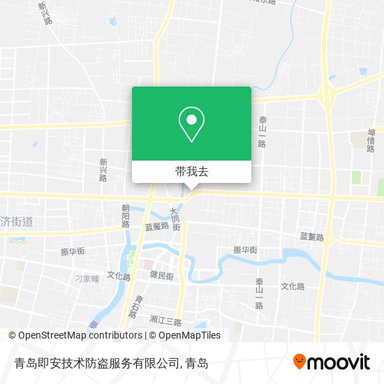 青岛即安技术防盗服务有限公司地图