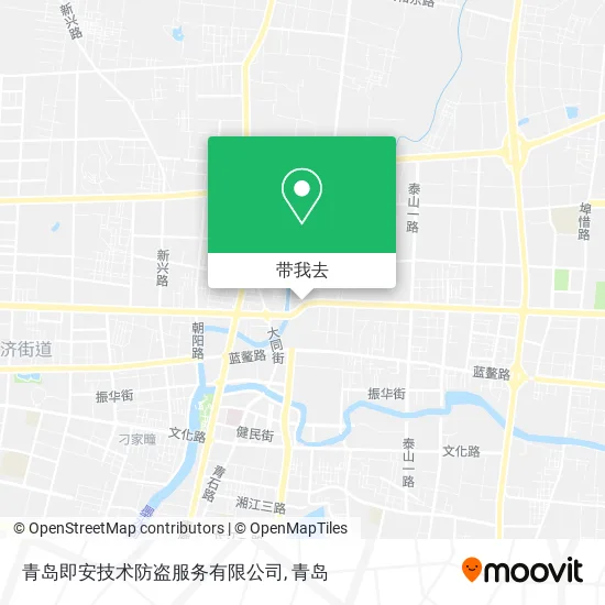 青岛即安技术防盗服务有限公司地图