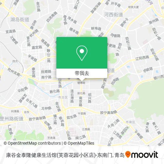 康谷金泰隆健康生活馆(芙蓉花园小区店)-东南门地图