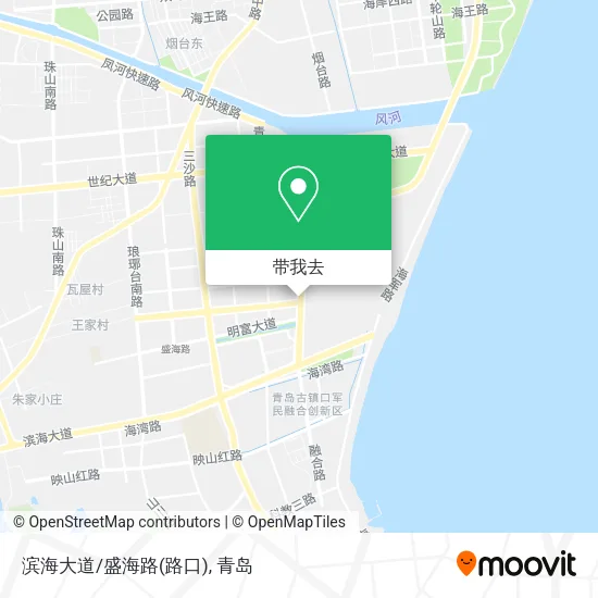 滨海大道/盛海路(路口)地图