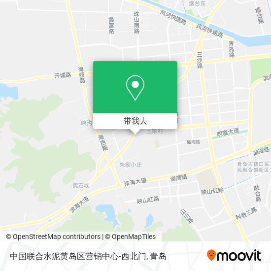 中国联合水泥黄岛区营销中心-西北门地图