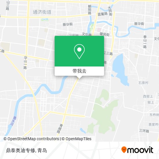 鼎泰奥迪专修地图