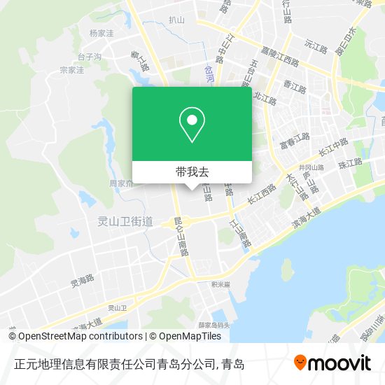 正元地理信息有限责任公司青岛分公司地图