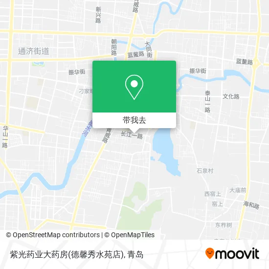 紫光药业大药房(德馨秀水苑店)地图