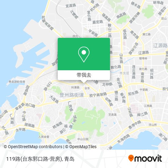 119路(台东郭口路-营房)地图
