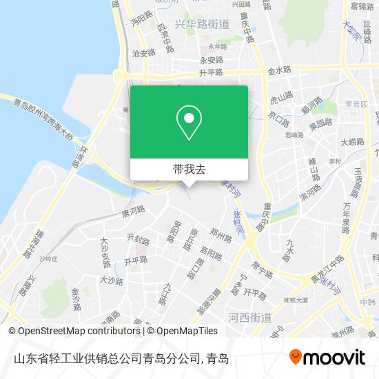 山东省轻工业供销总公司青岛分公司地图