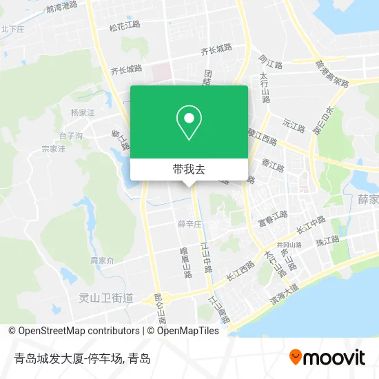 青岛城发大厦-停车场地图