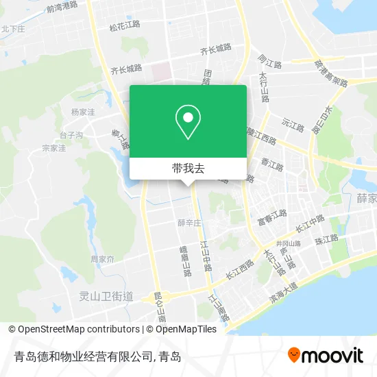 青岛德和物业经营有限公司地图