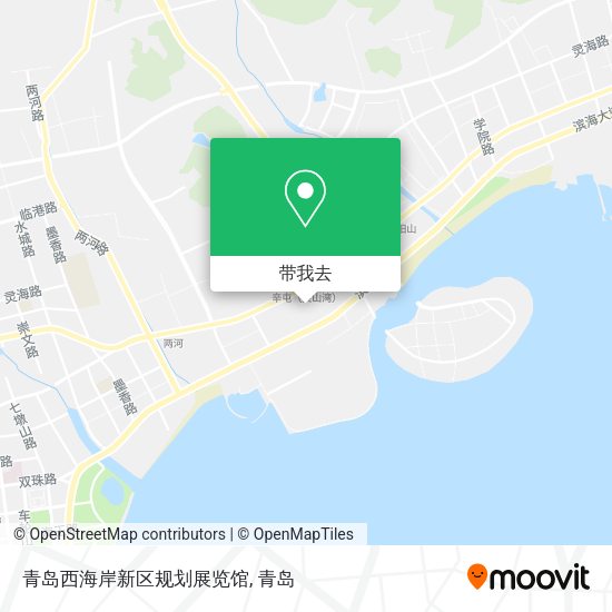 青岛西海岸新区规划展览馆地图