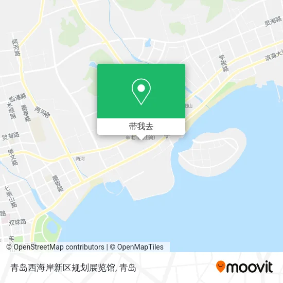 青岛西海岸新区规划展览馆地图
