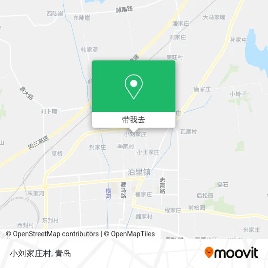 小刘家庄村地图