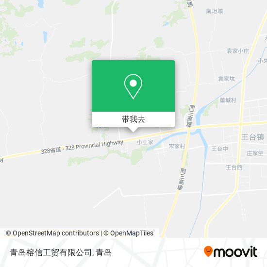 青岛榕信工贸有限公司地图