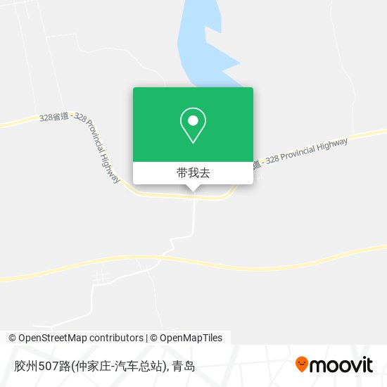 胶州507路(仲家庄-汽车总站)地图
