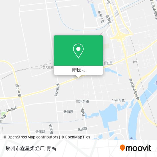 胶州市鑫星烯烃厂地图