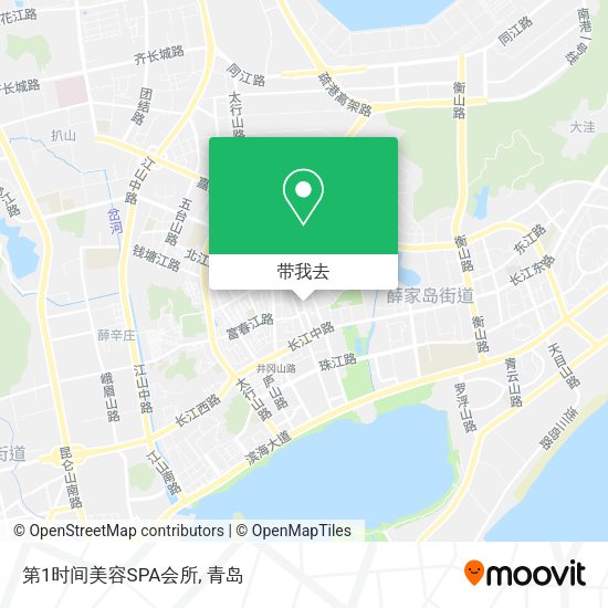 第1时间美容SPA会所地图