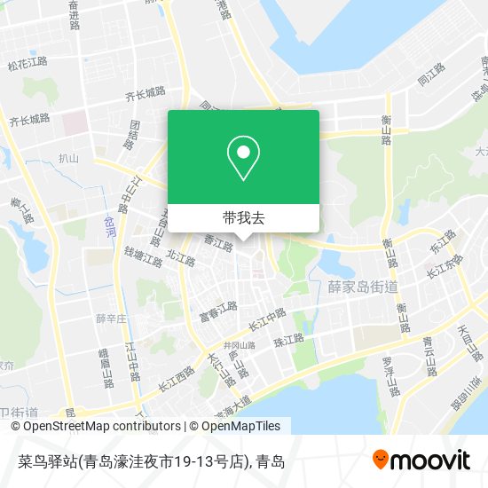 菜鸟驿站(青岛濠洼夜市19-13号店)地图