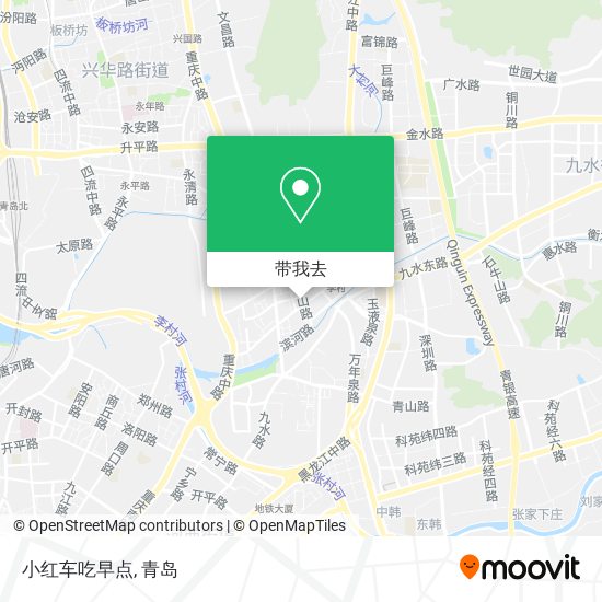 小红车吃早点地图