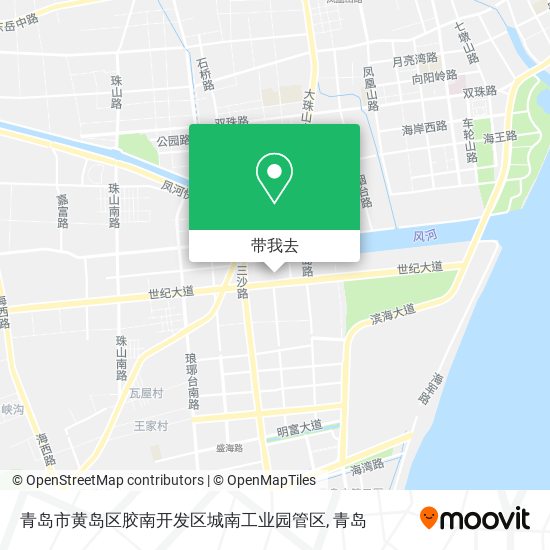 青岛市黄岛区胶南开发区城南工业园管区地图