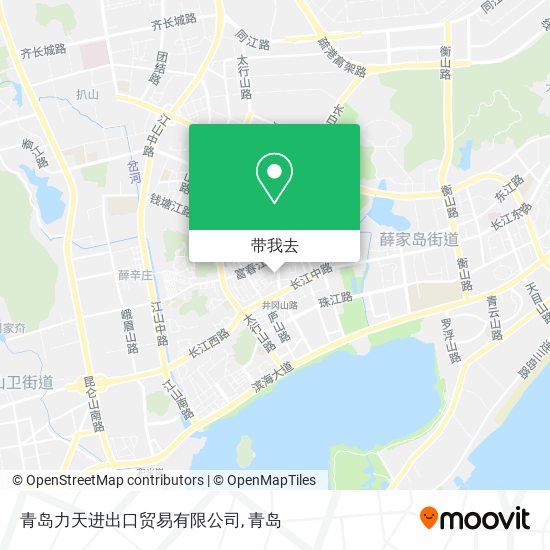 青岛力天进出口贸易有限公司地图