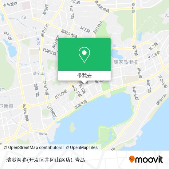 瑞滋海参(开发区井冈山路店)地图